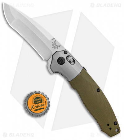 Benchmade 496 Vector AXIS-Assist Knife OD Green G-10 (3.6" Satin)