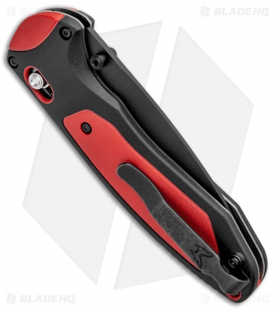 Benchmade 591BK Boost AXIS-Assist Knife Black/Red (3.43" Black)