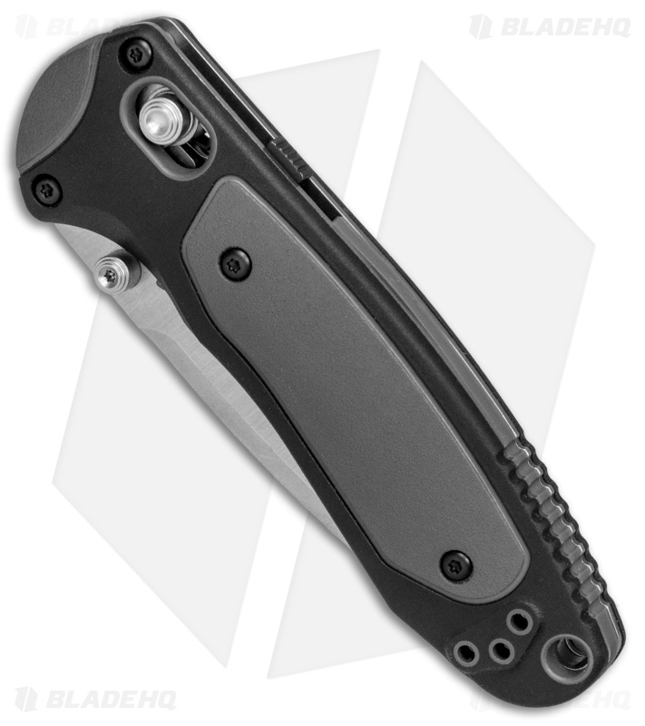 Benchmade 595S Mini Boost AXIS-Assist Knife Black/Gray (3.11" Satin Serr)