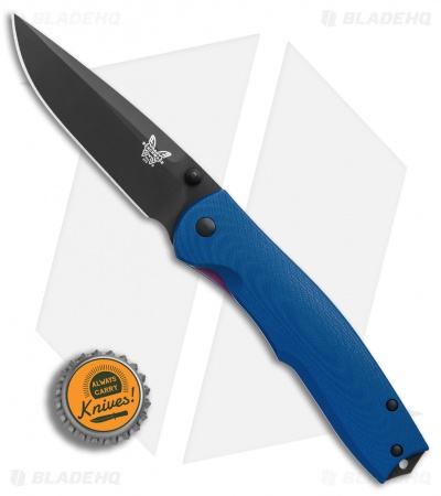 Benchmade Torrent Nitrous Spring Assisted Knife Blue (3.6" Black) 890-1701