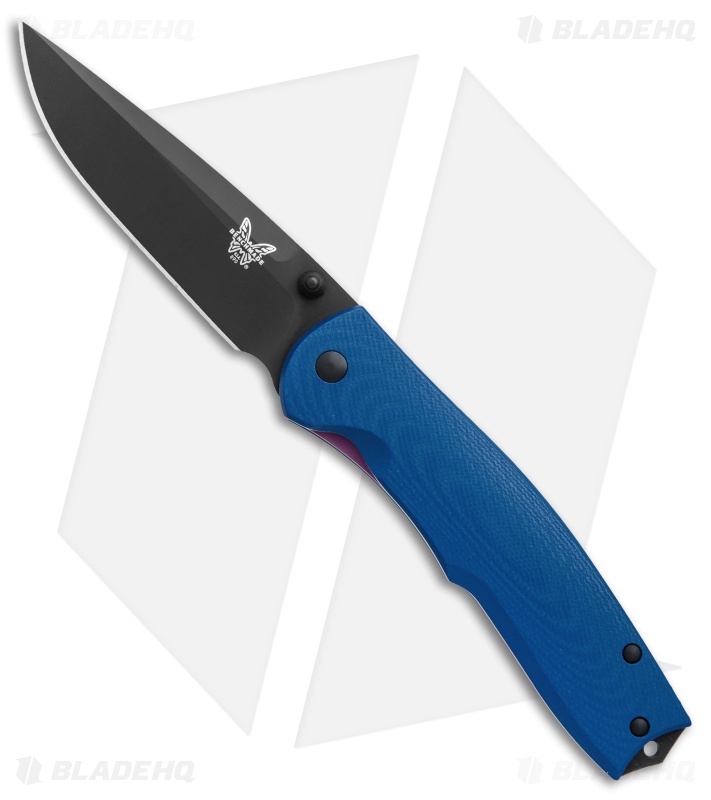 Benchmade Torrent Nitrous Spring Assisted Knife Blue (3.6" Black.