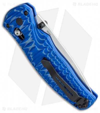 Benchmade Volli AXIS-Assist Knife Blue G-10 (3.26" Satin) 1000001-1601