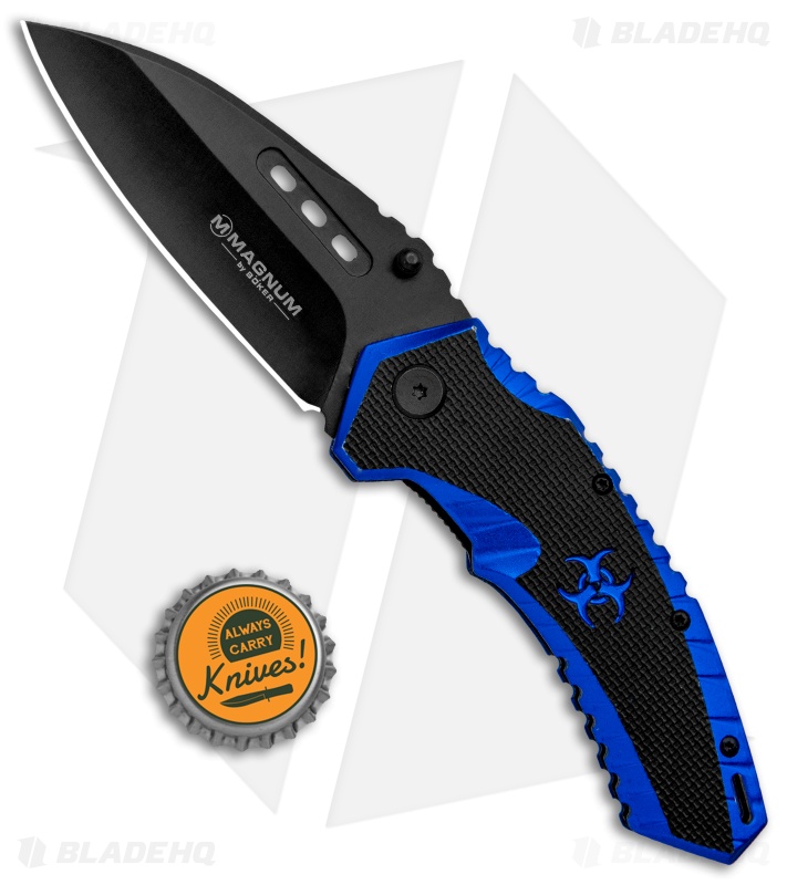Boker Magnum Cobalt Strike Spring Assisted Knife (3.375" Black) 01RY886