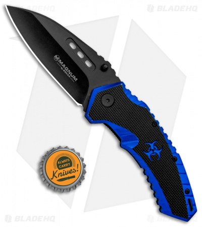 Boker Magnum Cobalt Strike Spring Assisted Knife (3.375" Black) 01RY886