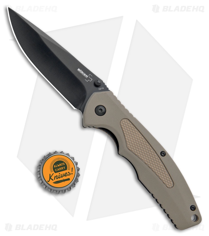 Boker Plus Gemini NGA Spring Assisted Knife Coyote Brown (3.5