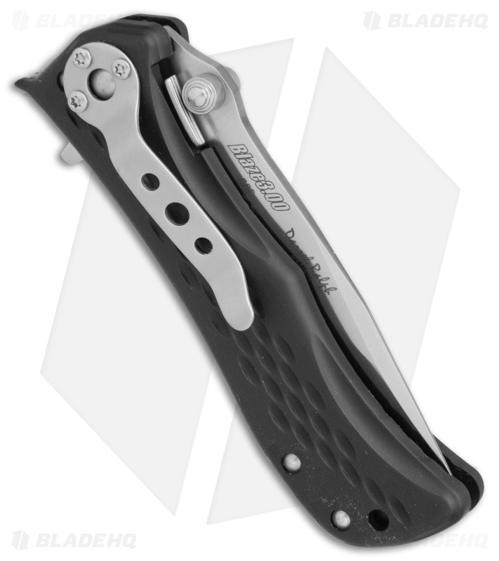 Camillus Blaze Spring Assisted Knife Black Zytel (3" Satin Serr) 925