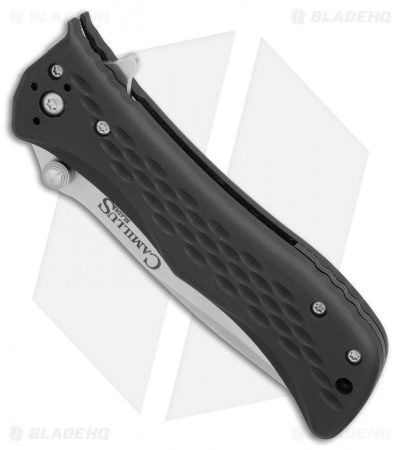Camillus Blaze Spring Assisted Knife Black Zytel (3" Satin Serr) 925