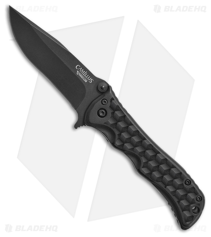 Camillus Erupt Spring Assisted Knife Black GRN (2.5" Black)