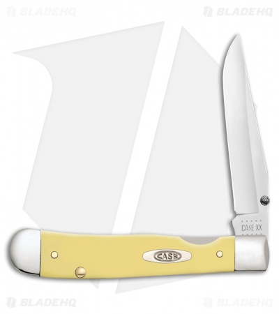Case Kickstart TrapperLock Assisted Knife Synthetic Yellow (3154AC SS)
