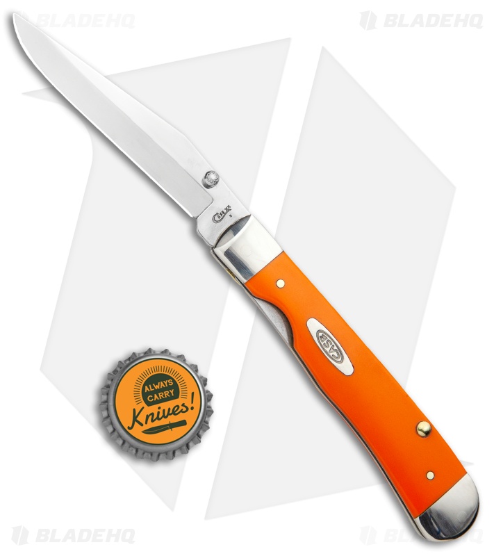 Case Kickstart TrapperLock Knife | Orange | Blade HQ