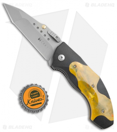 CRKT Elishewitz Horus Spring Assisted Knife Orange/Black (3.125" BB) 1150