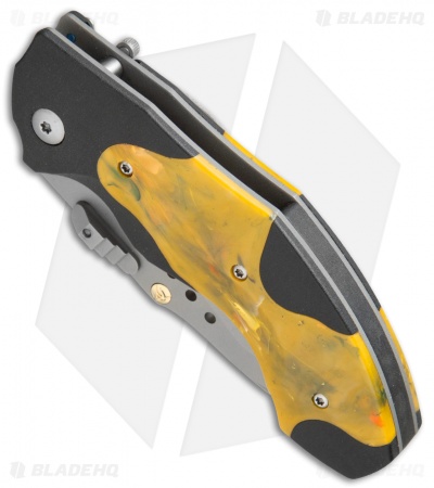 CRKT Elishewitz Horus Spring Assisted Knife Orange/Black (3.125" BB) 1150