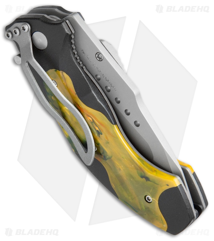 CRKT Elishewitz Horus Spring Assisted Knife Orange/Black (3.125" BB Serr) 1151