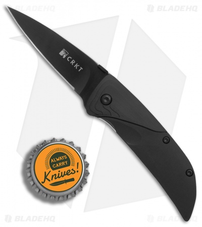 CRKT Koji Hara Ichi Spring Assisted Knife Black (2.5" Black) 1070K