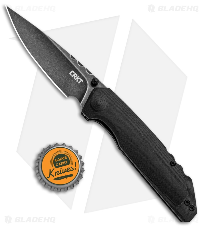 CRKT Lerch Fast Lane OutBurst Assisted Knife Black (3.5 " Black) 7045