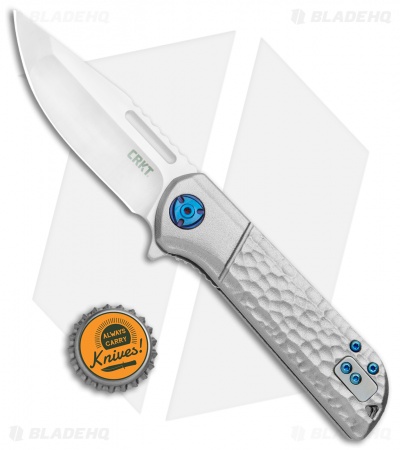 CRKT Mah Lanny Spring Assisted Liner Lock Knife Aluminum (3.2" Satin) 6525