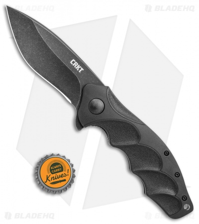 CRKT Onion Foresight Spring Assisted Knife GRN (3.5" Black) K221KKP