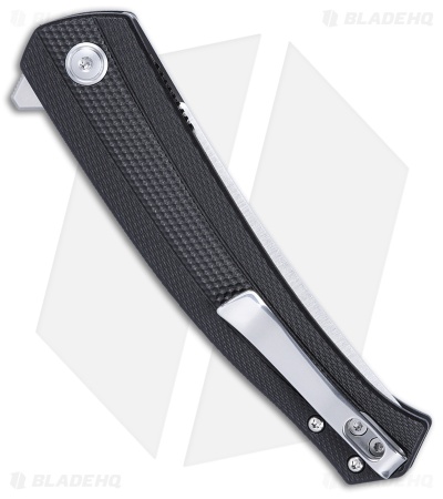 CRKT Persian Liner Lock Spring Assisted Knife Black Nylon (3.44" Satin D2) 7060
