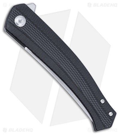 CRKT Persian Liner Lock Spring Assisted Knife Black Nylon (3.44" Satin D2) 7060