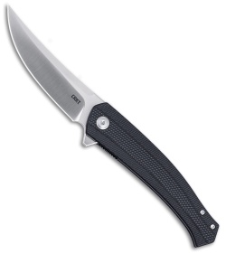 CRKT Persian Liner Lock Spring Assisted Knife Black Nylon (3.44&quot; Satin D2) 7060 | 205179