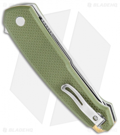 CRKT Vox Tueto Spring Assisted Flipper Knife OD Green G-10 (3.3" Satin) 5325