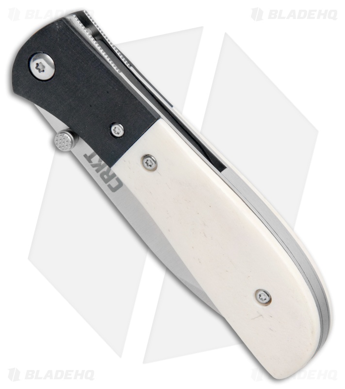 CRKT Carson M4-02 White Bone Spring Assisted Knife (3.25" Satin)