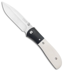 CRKT Carson M4-02 White Bone Spring Assisted Knife (3.25" Satin)