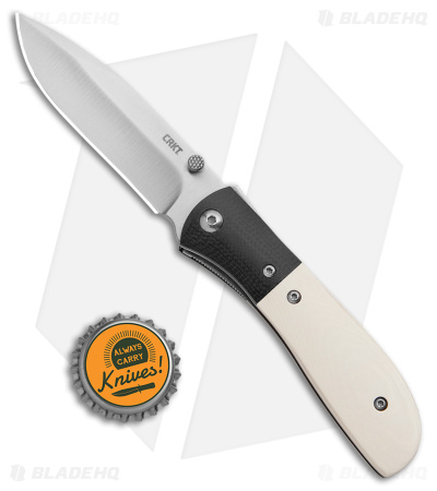 CRKT Carson M4-02M Liner Lock Knife w/ G-10 Bolster (3.25" Satin) 