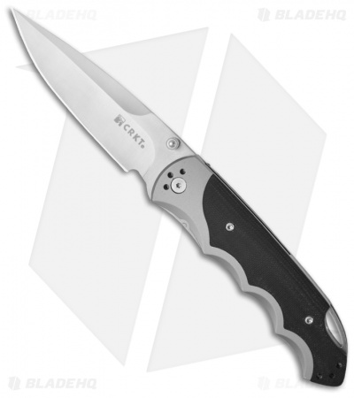 CRKT Fire Spark Spring Assisted Knife (Satin PLN) 1050