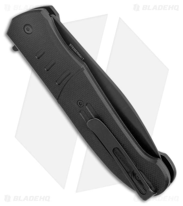 CRKT Ken Steigerwalt Ignitor Spring Assisted Knife Black G10 (3.48