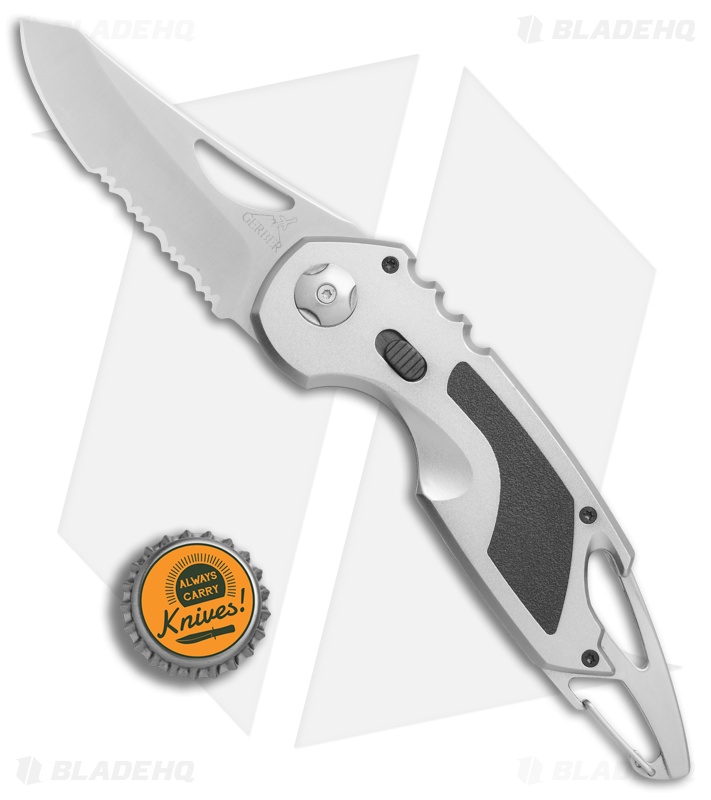 Gerber F.A.S.T. 3.0 Assisted Opening Knife Gray/Black Al (2.8" Satin Serr)