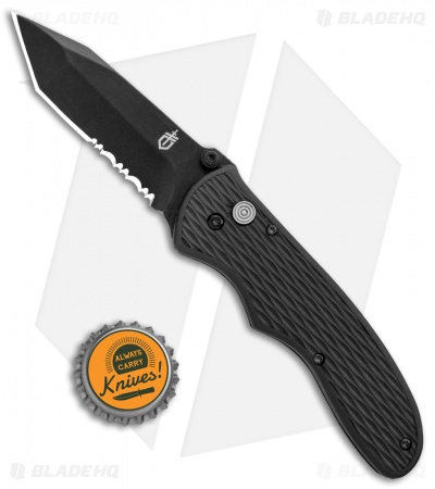 Gerber FAST Draw Tanto Knife Assisted Opening (3" Black Serr)