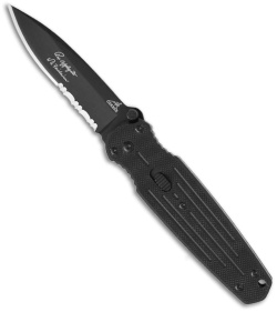 Gerber Mini Covert Spring Assisted Knife Drop Point (2.75" Black Serr) 22-01967