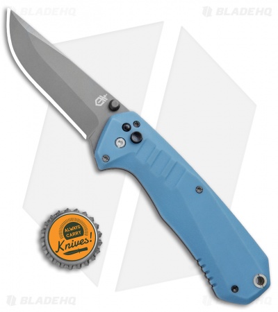 Gerber Haul A/O Spring Assisted Knife Blue GFN (3.1" Gray) 30-001397