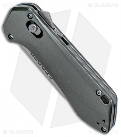 Gerber Highbrow Compact A/O Spring Assisted Knife Gray (2.8" Stonewash) 