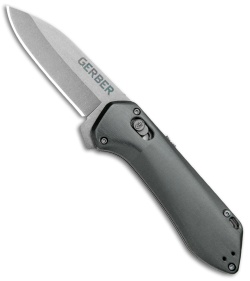Gerber Highbrow Compact A/O Spring Assisted Knife Gray (2.8" Stonewash)