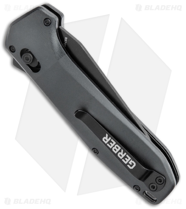 Gerber Highbrow Assisted Opening Knife Onyx Aluminum (3.3" Black) 30-001640