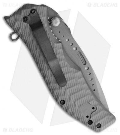 HTM Darrel Ralph Large Gun Hammer Radian Liner Lock Knife Gray (3.8" SW)