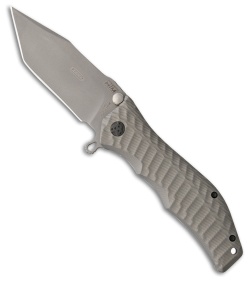 HTM Darrel Ralph Large Gun Hammer Tanto Spring Assisted Knife Gray (3.8" SW)