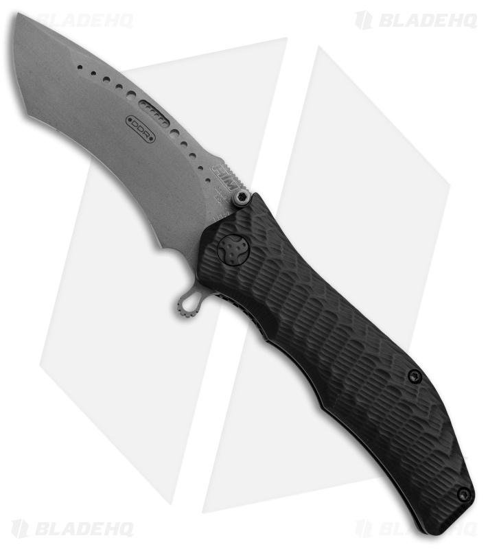 HTM Darrel Ralph Gun Hammer Radian Spring Assisted Knife (3.5" Bead Blast)