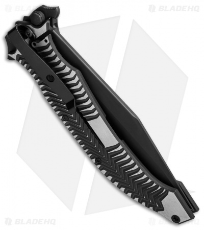 HTM Darrel Ralph AXD 5.5 Spring Assisted Knife Two-Tone Ti (5.5" Black)