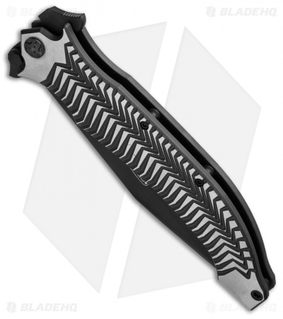 HTM Darrel Ralph AXD 5.5 Spring Assisted Knife Two-Tone Ti (5.5" Black)
