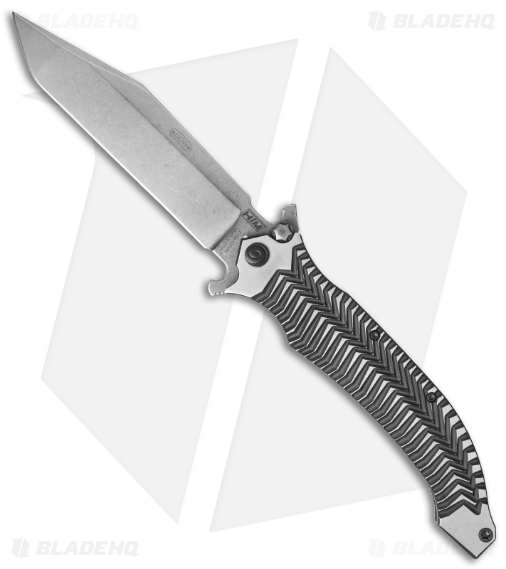 HTM Darrel Ralph AXD 5.5 Spring Assisted Knife Two-Tone Ti (5.5" Stonewash)