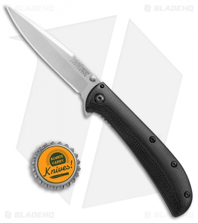 Kershaw Al Mar AM-3 Assisted Opening Knife Black G-10 (3" Satin)