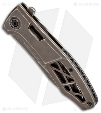 Kershaw Boilermaker Assisted Opening Frame Lock Knife Brown (3.3" Brown) 3475