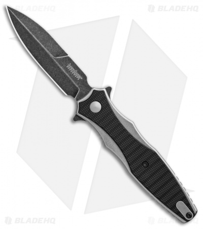 Kershaw Decimus A/O Frame Lock Knife Black GFN (3.25" Blackwash) 1559