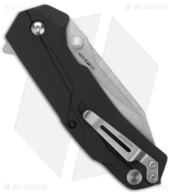 Kershaw Drivetrain Assisted Opening Knife Black GFN (3.2" Stonewash) 8655