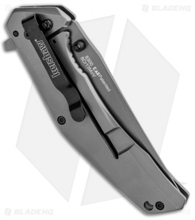 Kershaw Duojet A/O Frame Lock Knife Gray SS/Carbon Fiber (3.25" Gray) 8300