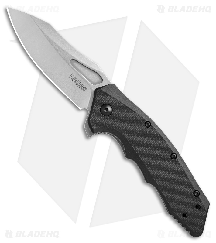 Kershaw Flitch Assisted Opening Knife Black GFN (3.25" Stonewash) 3930