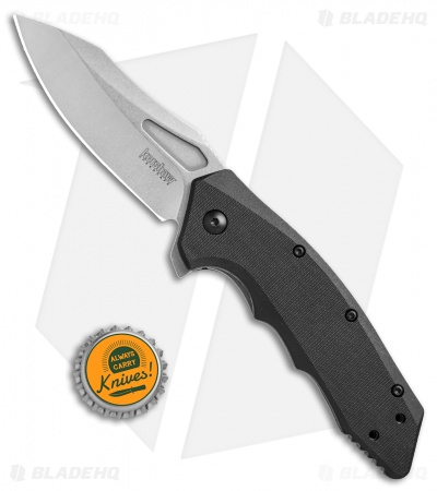 Kershaw Flitch Assisted Opening Knife Black GFN (3.25" Stonewash) 3930